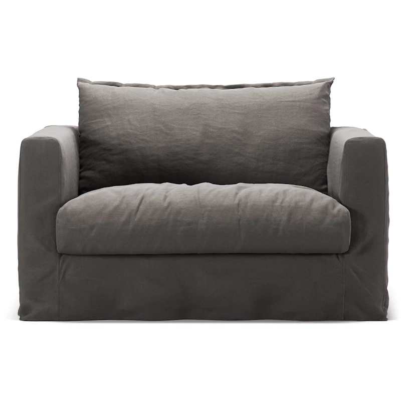 Klädsel Till Le Grand Air Nou Love Seat Linne, Smokey Granite