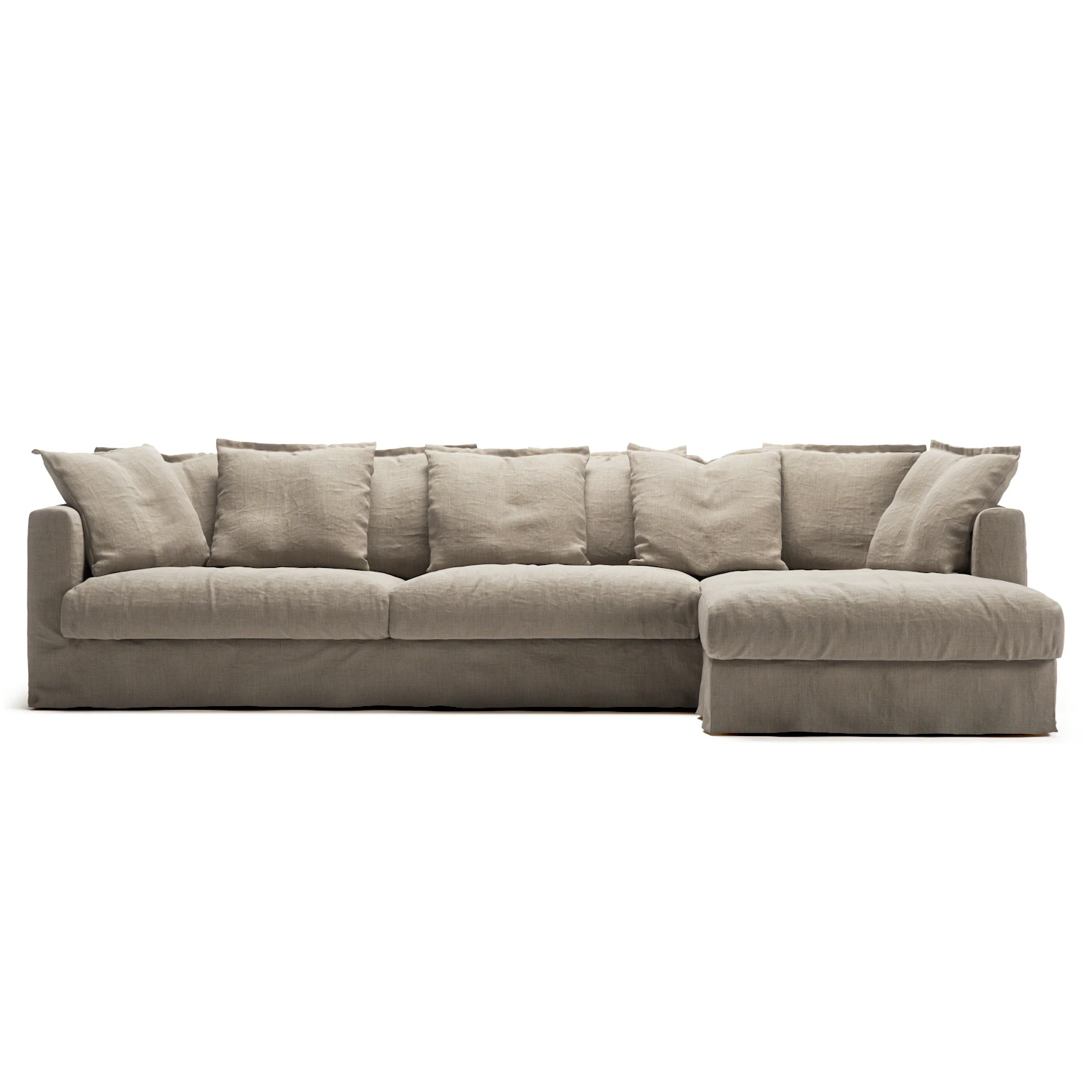 Decotique Le Grand Air 3-sitssoffa Divan H&ouml;ger Savage Linen - H&ouml;rnsoffor & Divansoffor Linne Savage Linen - 300831-227826-227827