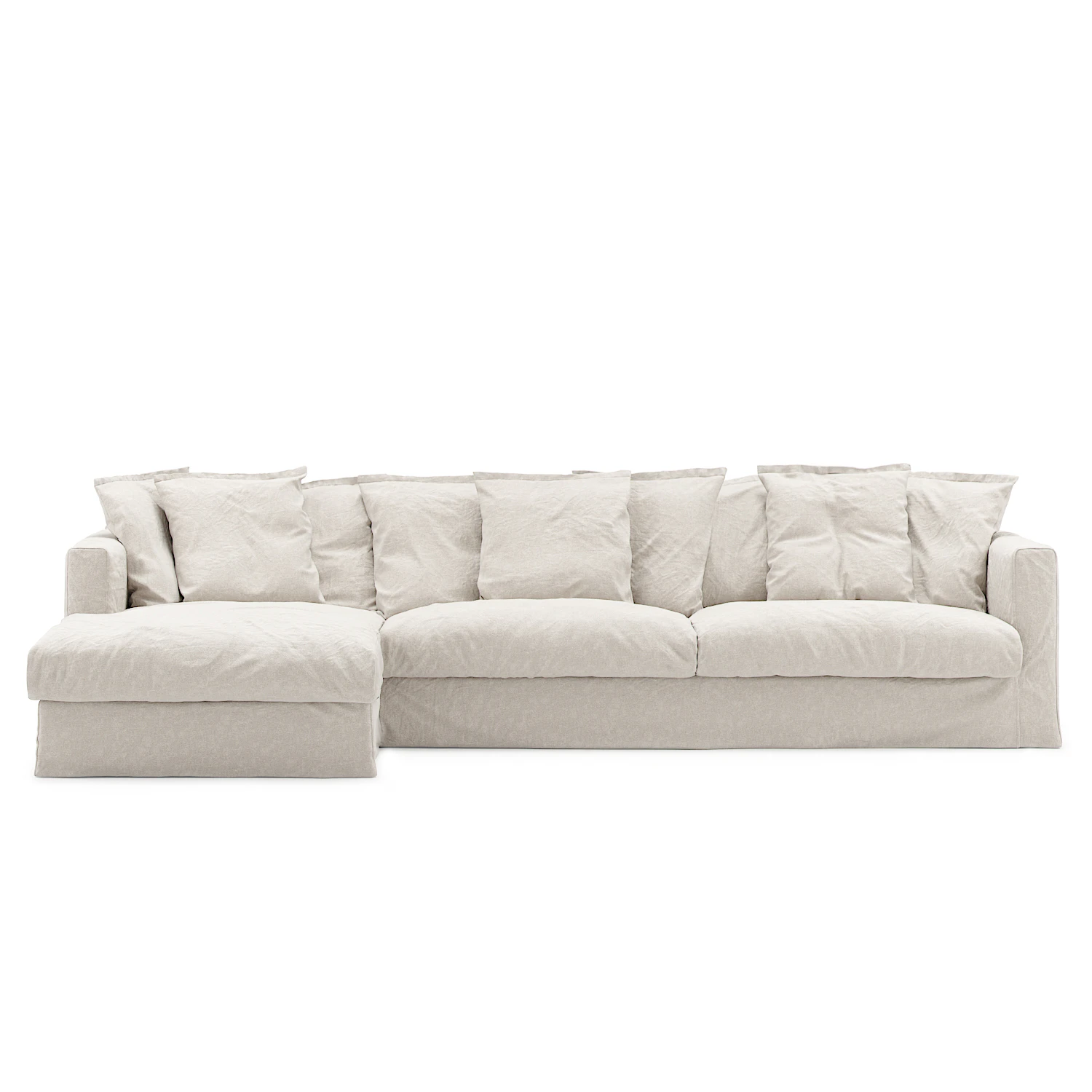Decotique Le Grand Air 3-sitssoffa Divan V&auml;nster Creamy White - H&ouml;rnsoffor & Divansoffor Linne Creamy White - 227828-227829-372279