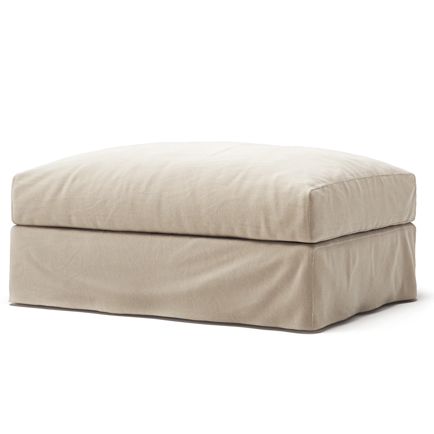 Decotique Le Grand Air Fotpall Beige - Fotpallar Bomull Beige - 390744-390745