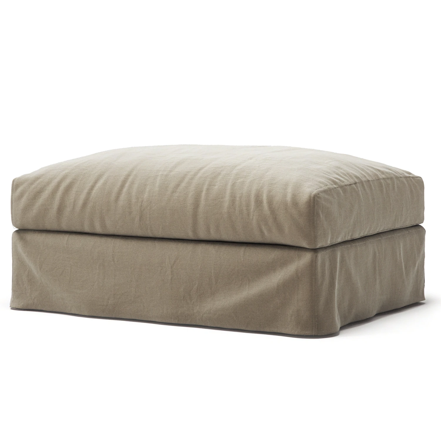 Decotique Le Grand Air Fotpall Savage Linen - Fotpallar Linne Savage Linen - 390752-390744