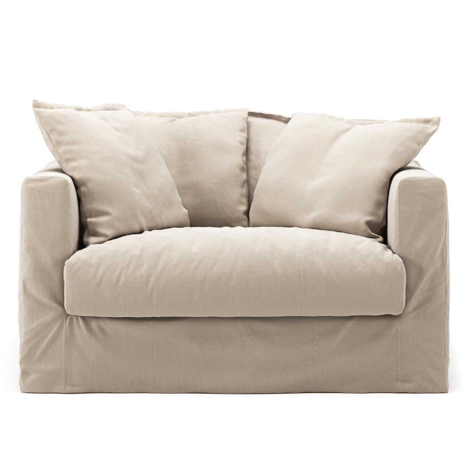 Decotique Le Grand Air Love Seat Beige - F&aring;t&ouml;ljer Bomull Beige - 217953+431788+431786