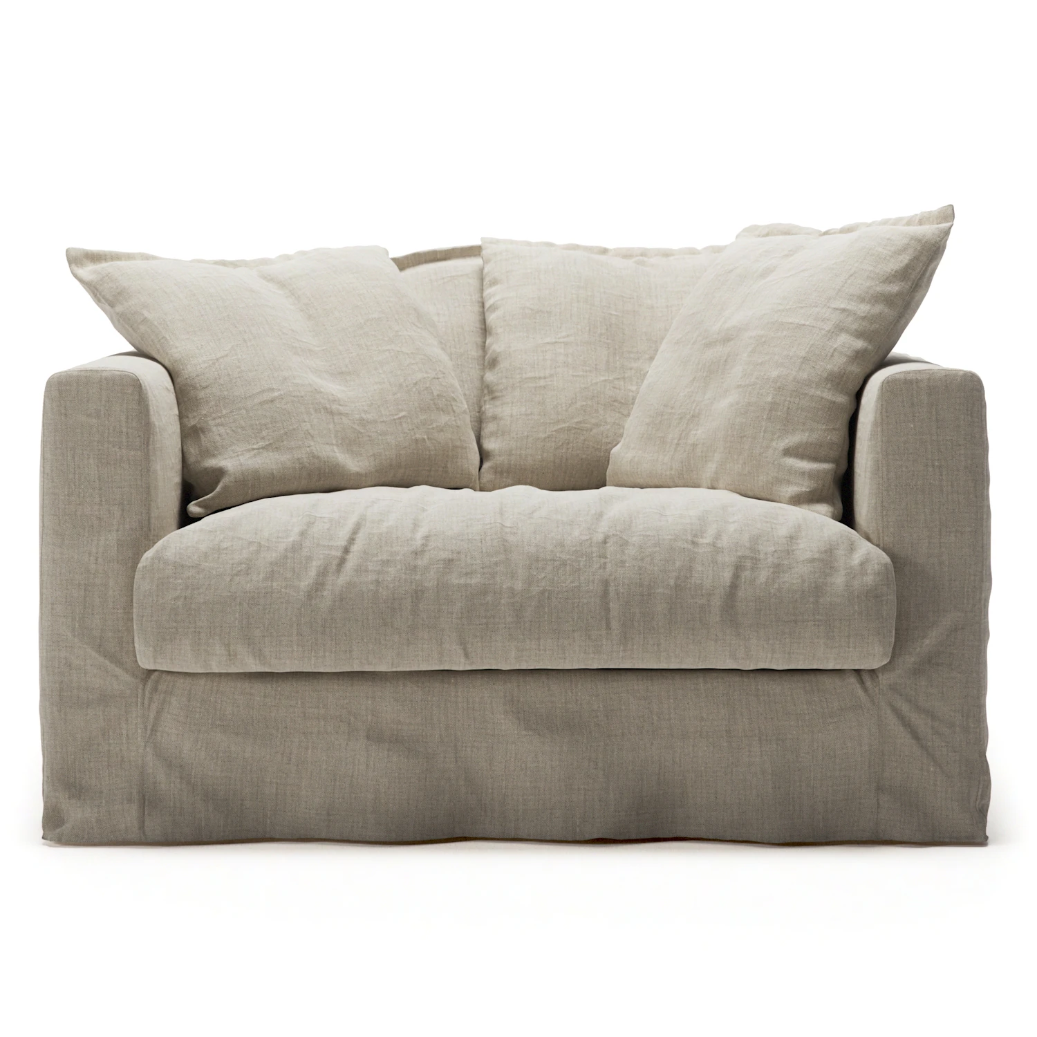 Decotique Le Grand Air Love Seat Natural Blonde - F&aring;t&ouml;ljer Linne Natural Blonde - 431788+431786+167154