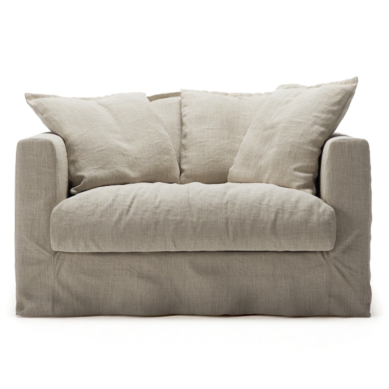 Le Grand Air Love Seat Linne, Natural Blonde