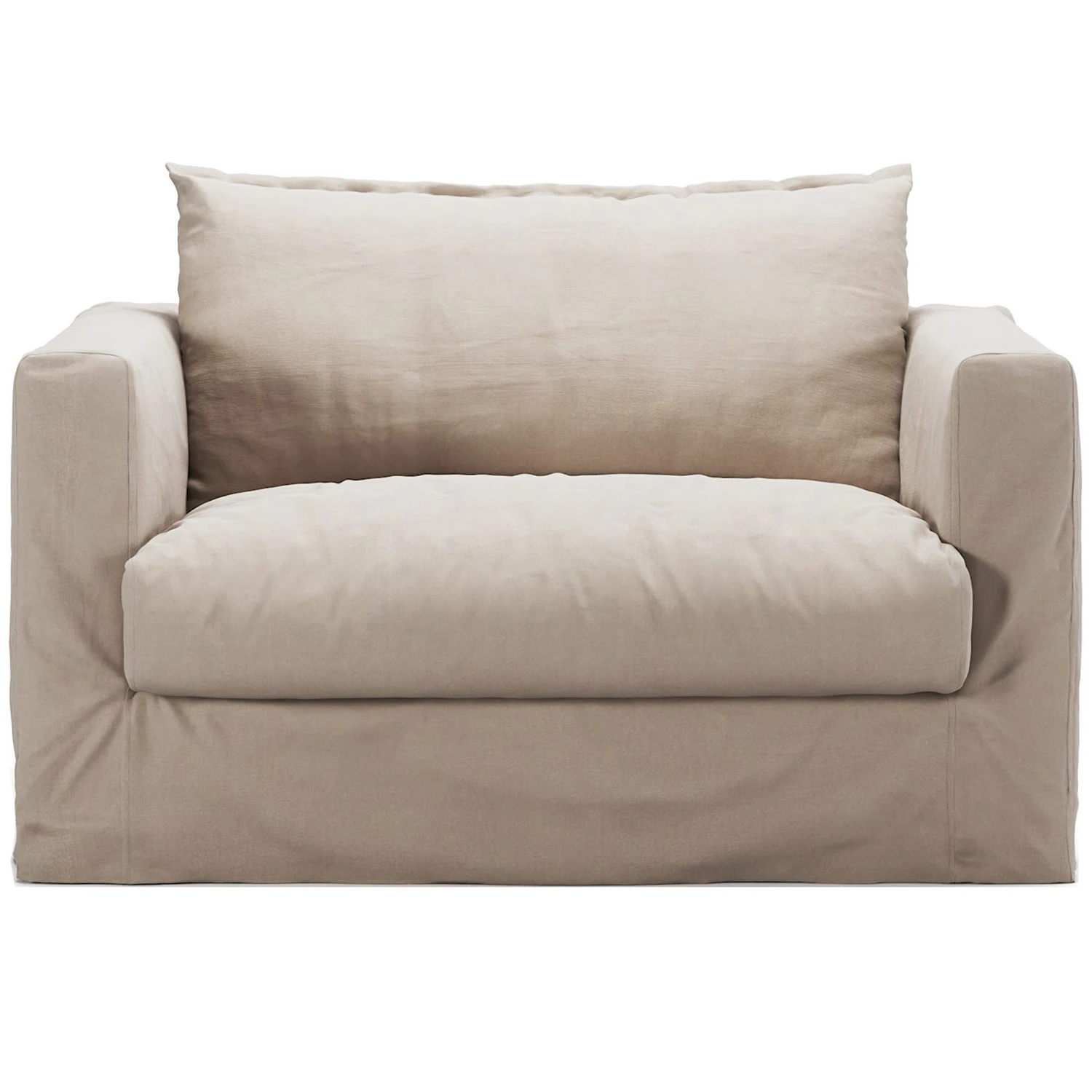 Decotique Le Grand Air Nou Love Seat Beige - F&aring;t&ouml;ljer Bomull Beige - 11003123+11003125