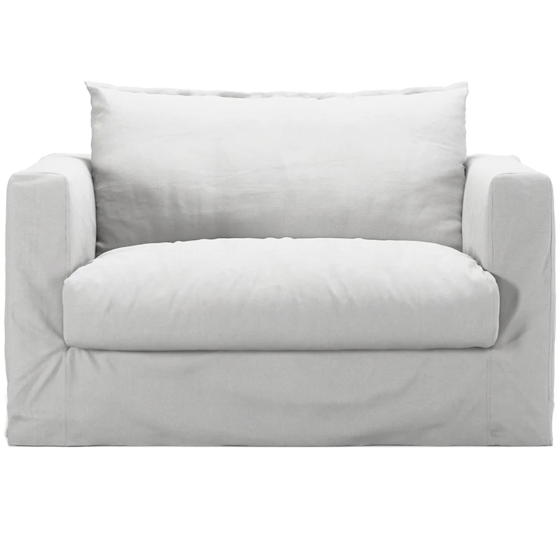 Le Grand Air Nou Love Seat Bomull, Vit