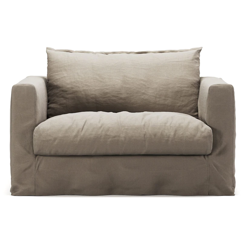 Le Grand Air Nou Love Seat Linne, Savage Linen