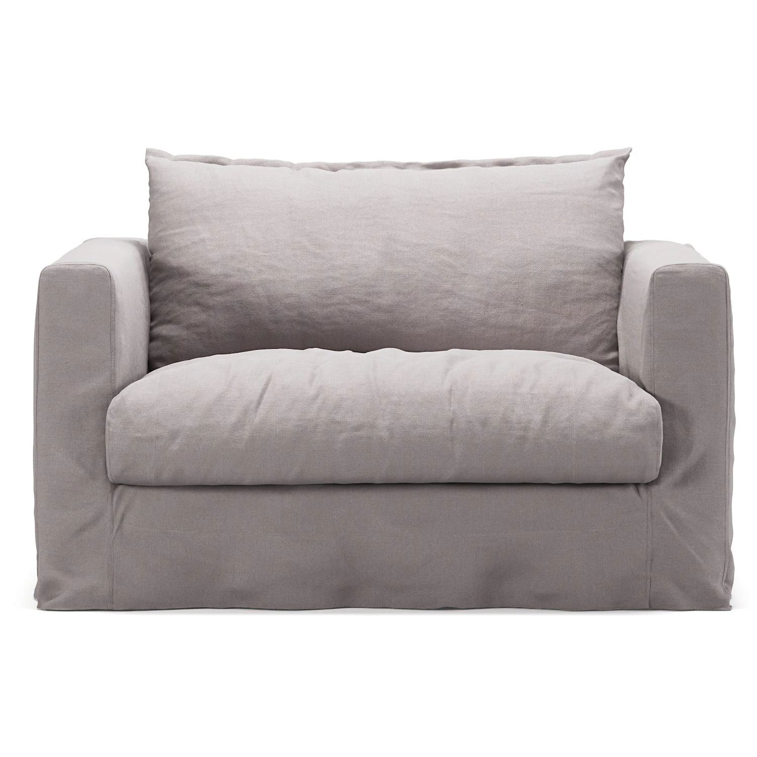 Decotique Le Grand Air Nou Love Seat Misty Grey - F&aring;t&ouml;ljer Linne Misty Grey - 11003123+11003230