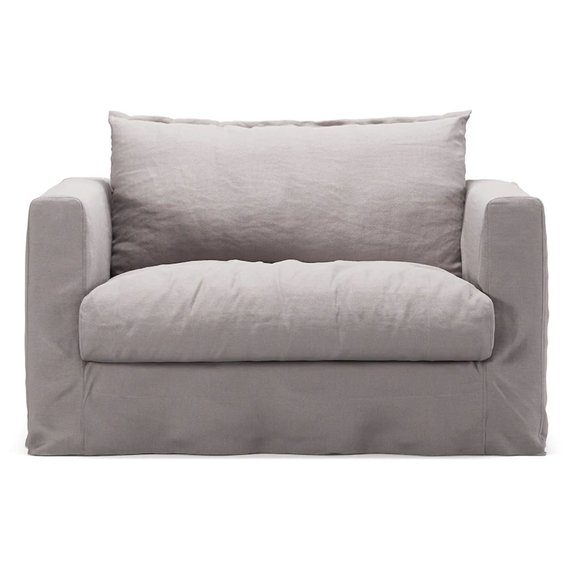 Le Grand Air Nou Love Seat Linne, Misty Grey