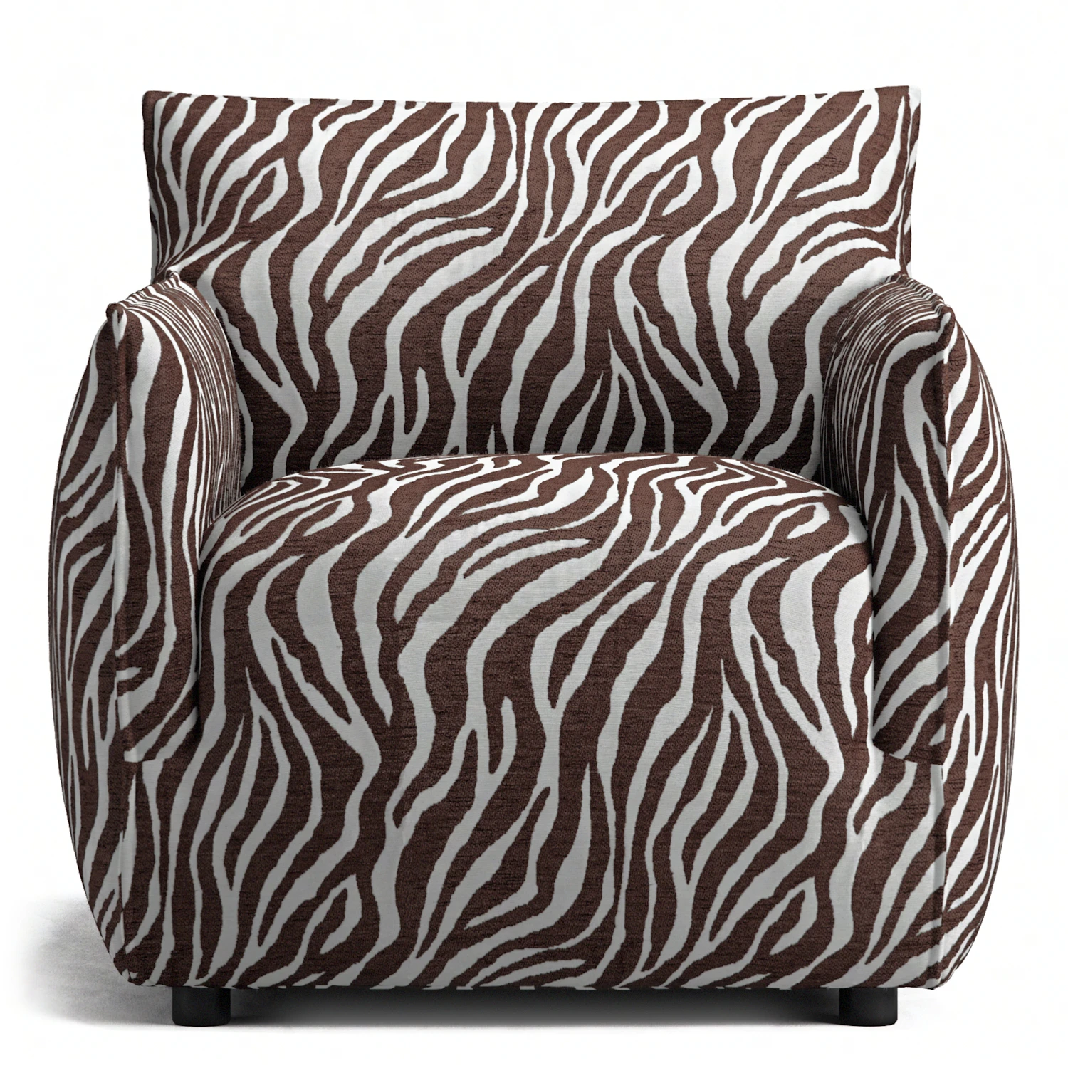Decotique Le Petite F&aring;t&ouml;lj Zebra Brun / Vit - F&aring;t&ouml;ljer Chenille Brun - 11103205