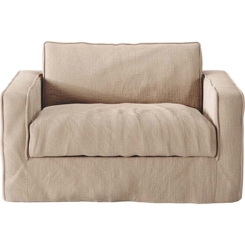 Loom Nest Love Seat Linne, Beige