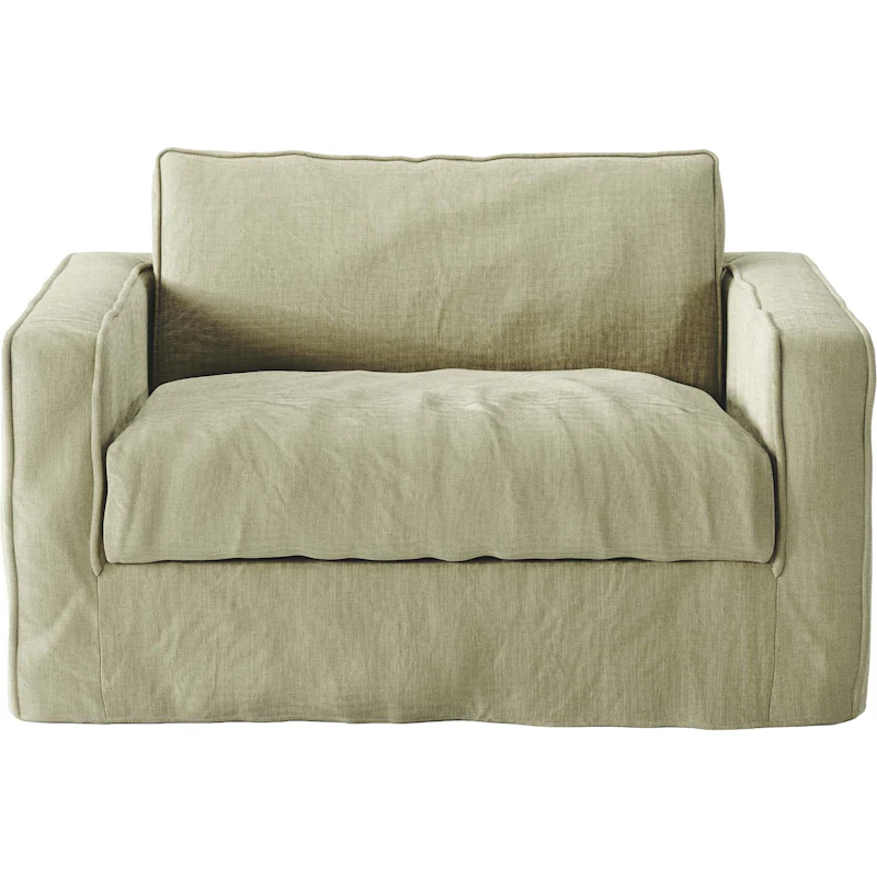 Loom Nest Love Seat Linne, Moss