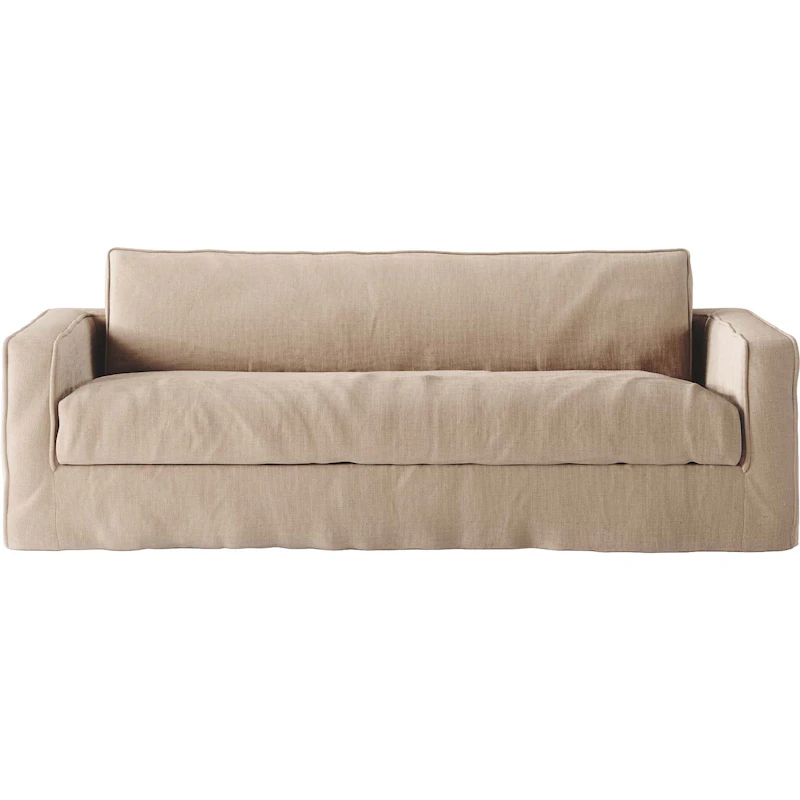 Klädsel Till Loom Nest 3-Sitssoffa Linne, Beige