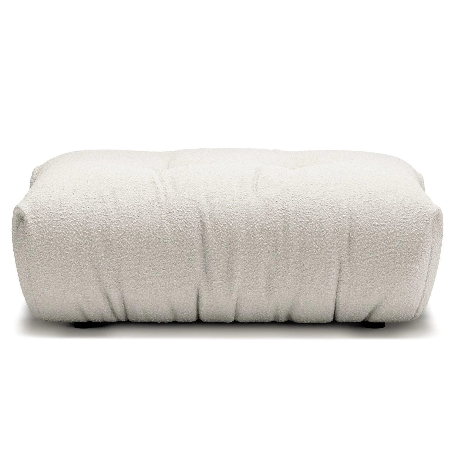 Decotique Mono Fotpall Steam White - Fotpallar Boucl&eacute; Steam White - 11103113