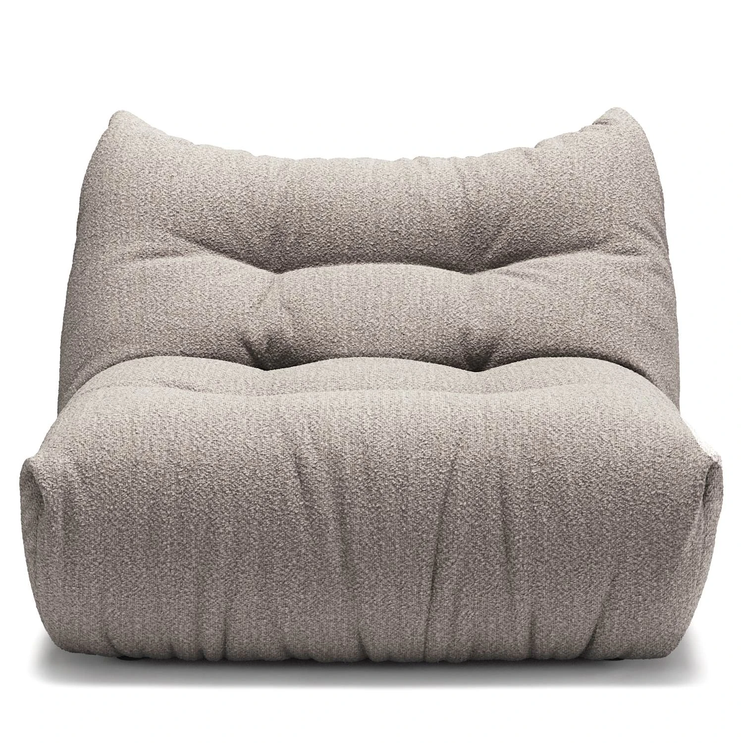 Decotique Mono Modulsoffa Clay Beige - F&aring;t&ouml;ljer Boucl&eacute; Clay Beige - 11103108