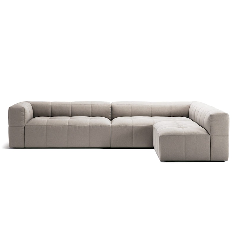 Mure 4-Sitssoffa Med Öppet Avslut Höger, Sandshell Beige
