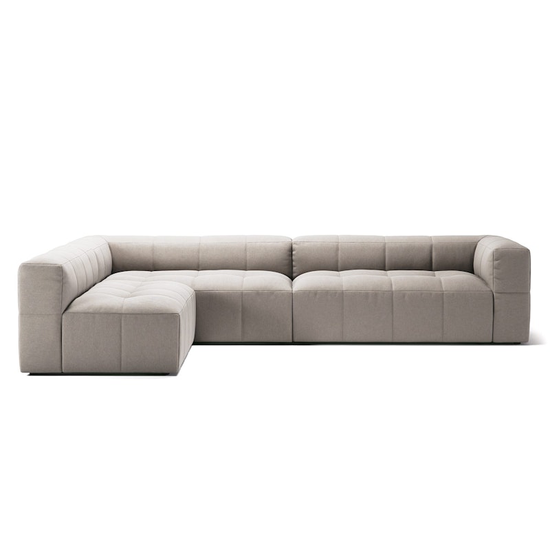 Mure 4-Sitssoffa Med Öppet Avslut Vänster, Sandshell Beige