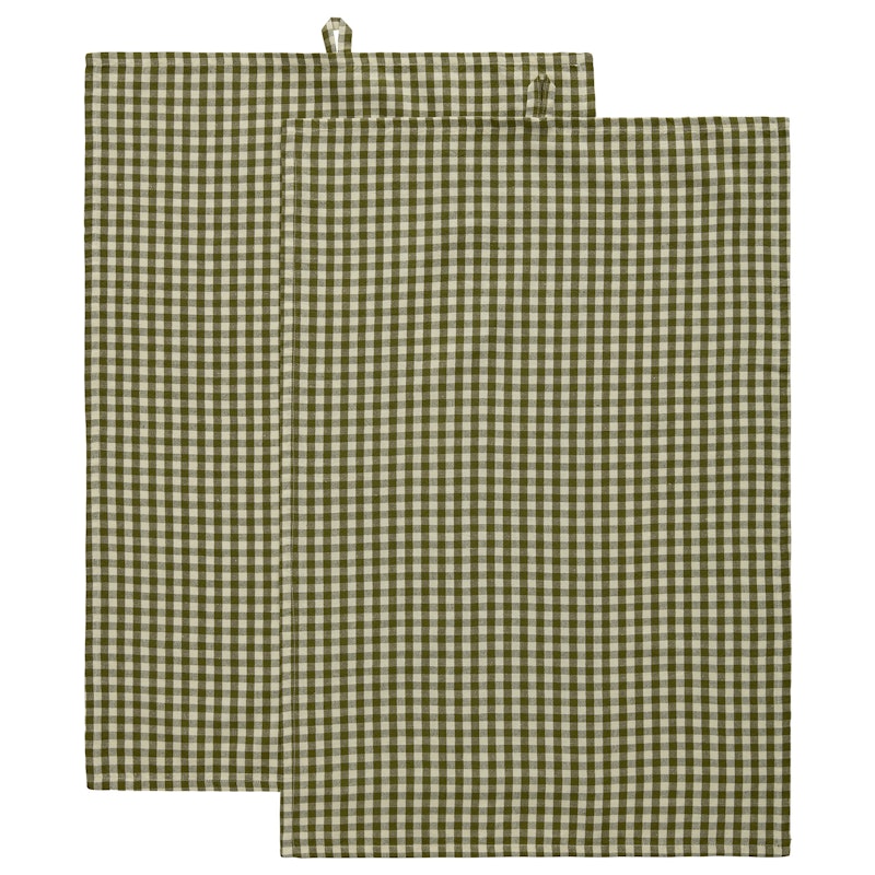 Oliva Kökshandduk 50x70 cm 2-pack, Oliv