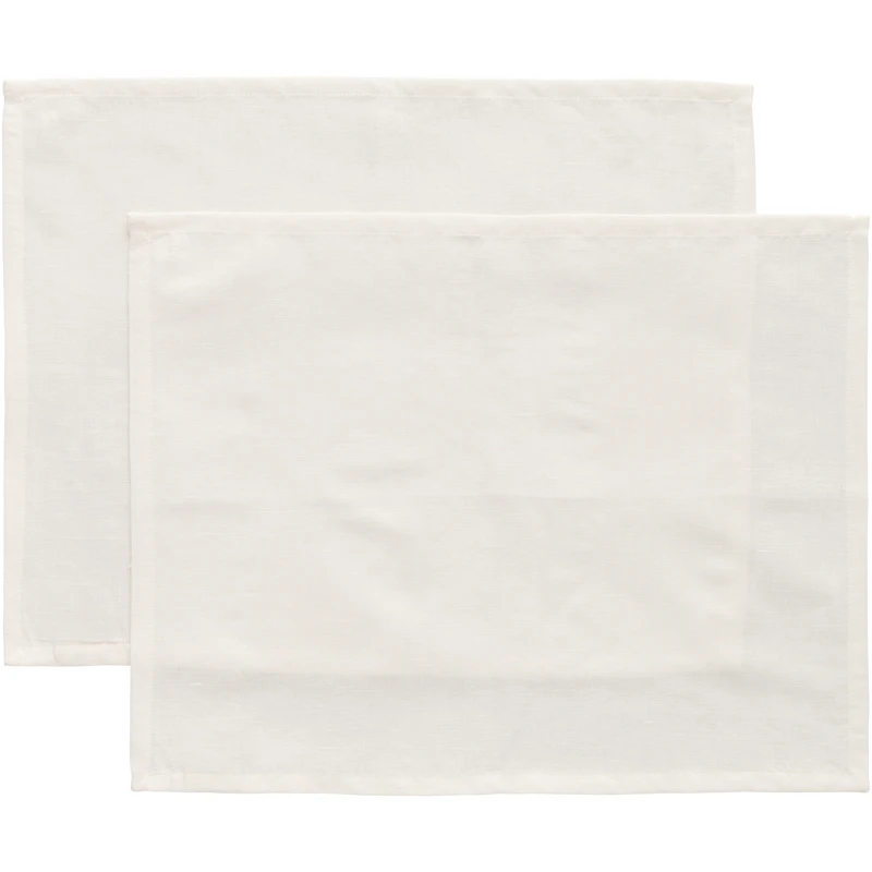 Sienna Bordstablett 35x45 cm 2-pack, Vit