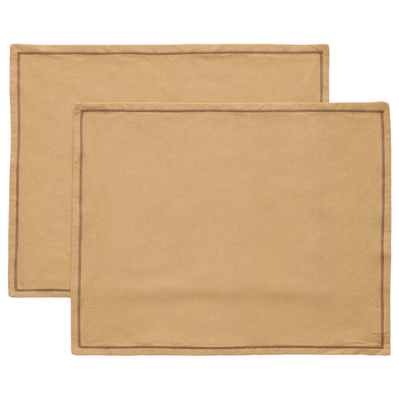 Sienna Bordstablett 35x45 cm 2-pack, Beige