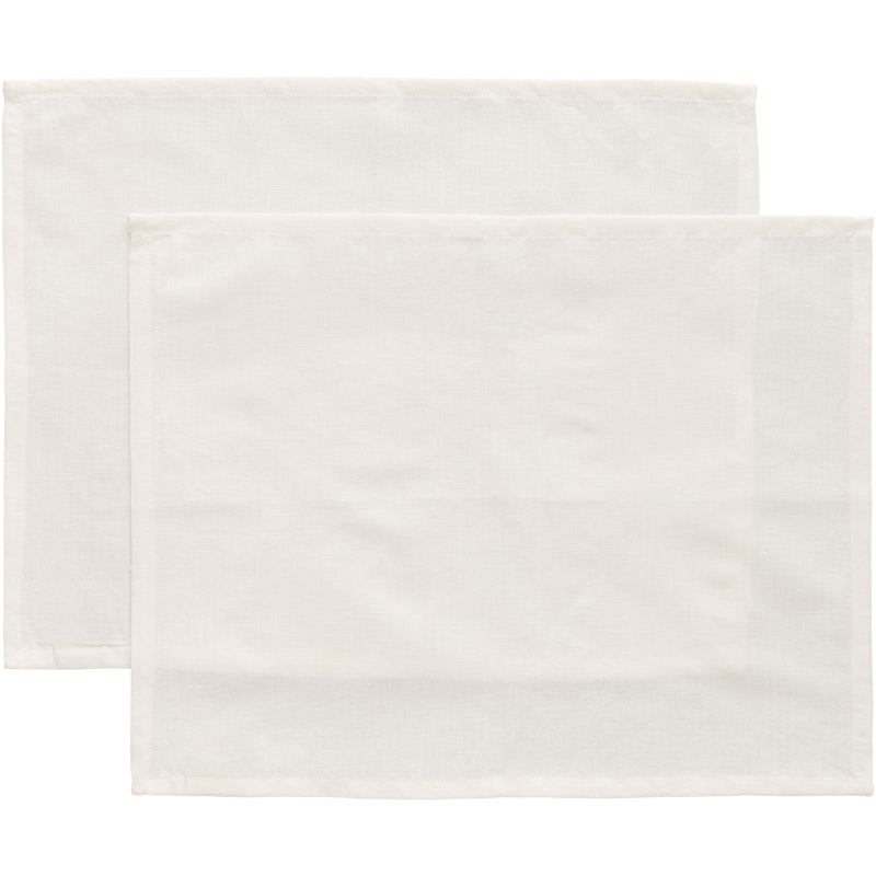 Sienna Bordstablett 35x45 cm 2-pack, Vit