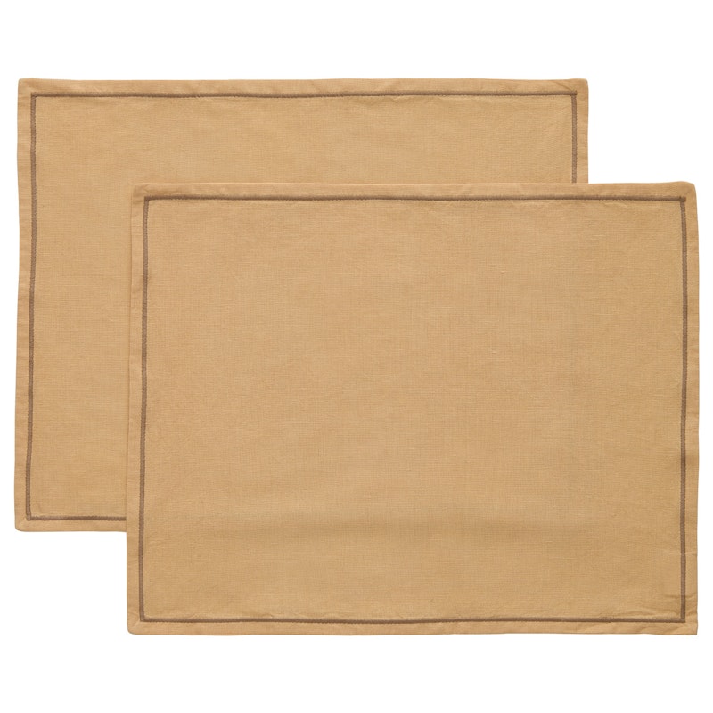 Sienna Bordstablett 35x45 cm 2-pack, Beige