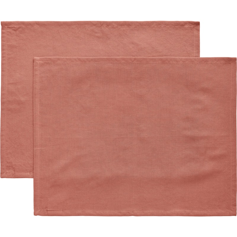 Sienna Bordsunderlägg 35x45 cm 2-pack, Rosa