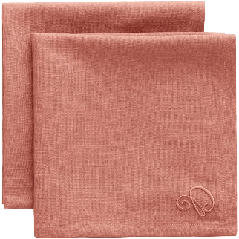 Sienna Servett 45x45 cm 2-pack, Rosa