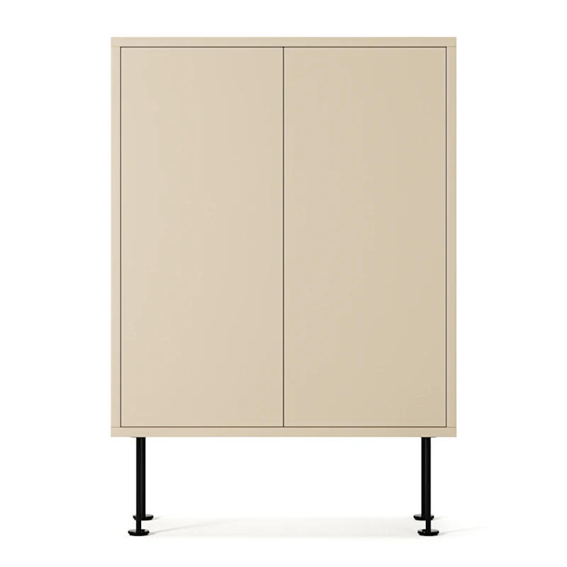 Vogue 64 Skåp, Sand / Svart
