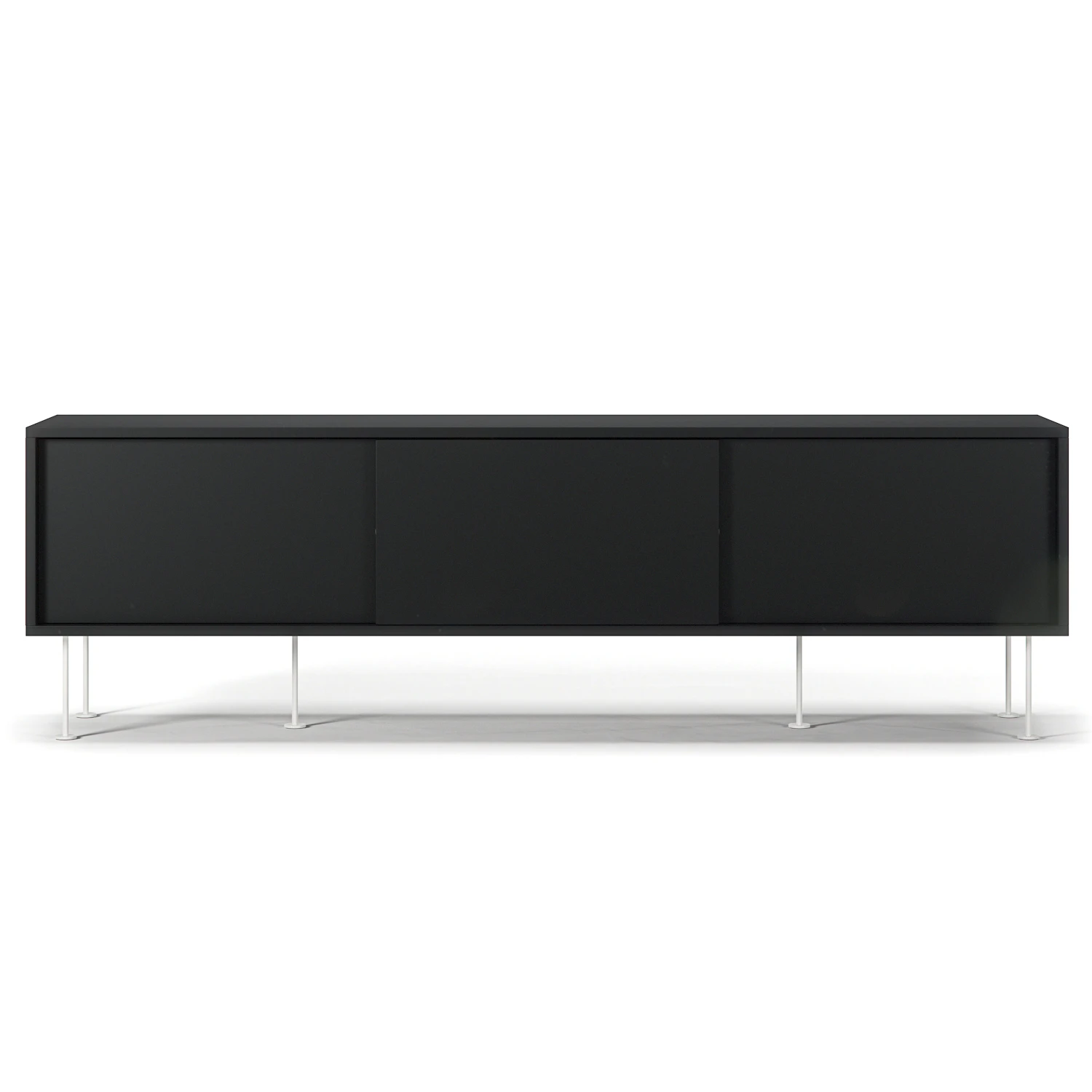 Decotique Vogue Mediab&auml;nk Med Ben 180 Cm Antracit / Vit - Tv-b&auml;nkar & mediab&auml;nkar Mdf Antracit - 190171-308812-308812