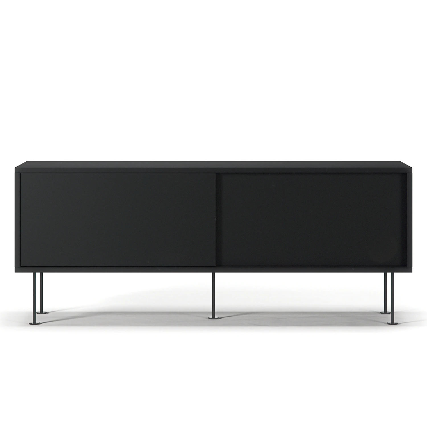 Decotique Vogue Mediab&auml;nk Med Ben 136 Cm Antracit / Svart - Tv-b&auml;nkar & mediab&auml;nkar Mdf Antracit - 190177-308810-308809