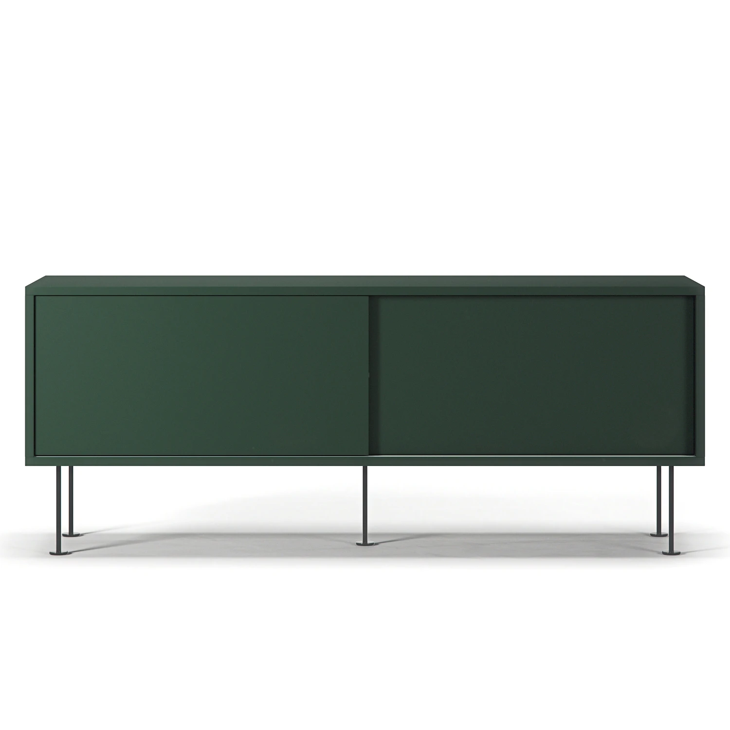 Decotique Vogue Mediab&auml;nk Med Ben 136 Cm Gr&ouml;n / Svart - Tv-b&auml;nkar & mediab&auml;nkar Mdf Gr&ouml;n - 193999-308810-308809