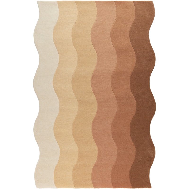 Wave Ullmatta 180x270 cm, Beige