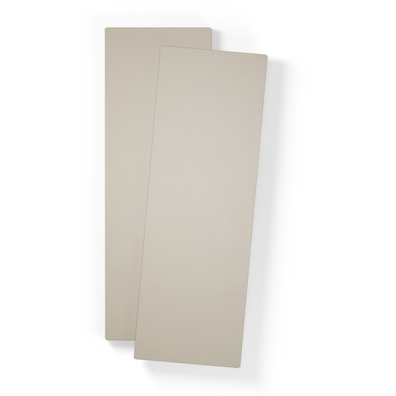 Hyllplan Till Store Skåp Med 2 Dörrar 2-pack, Pebble Grey