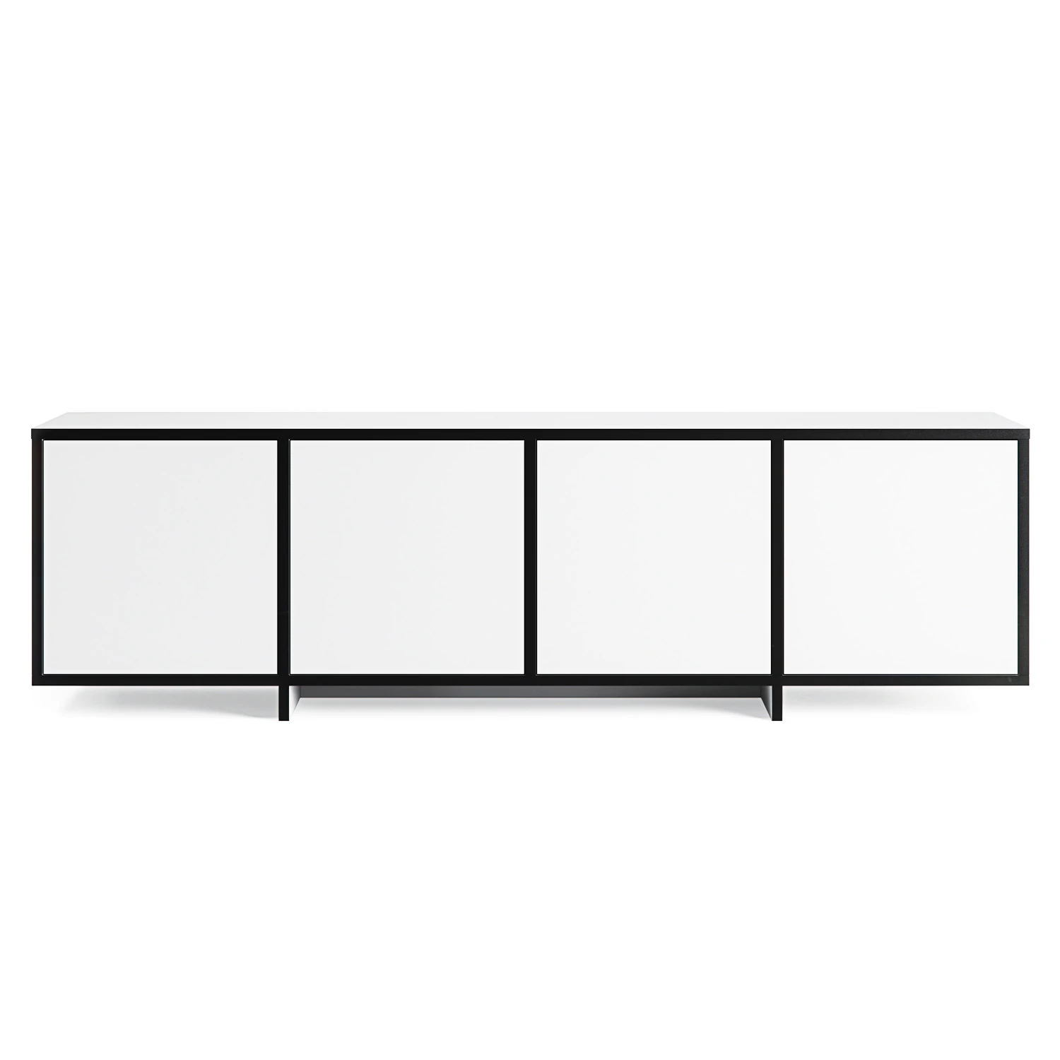 Department Noir Mediab&auml;nk Vit / Svart - Tv-b&auml;nkar & mediab&auml;nkar Sp&aring;nskiva Svart - 16003136