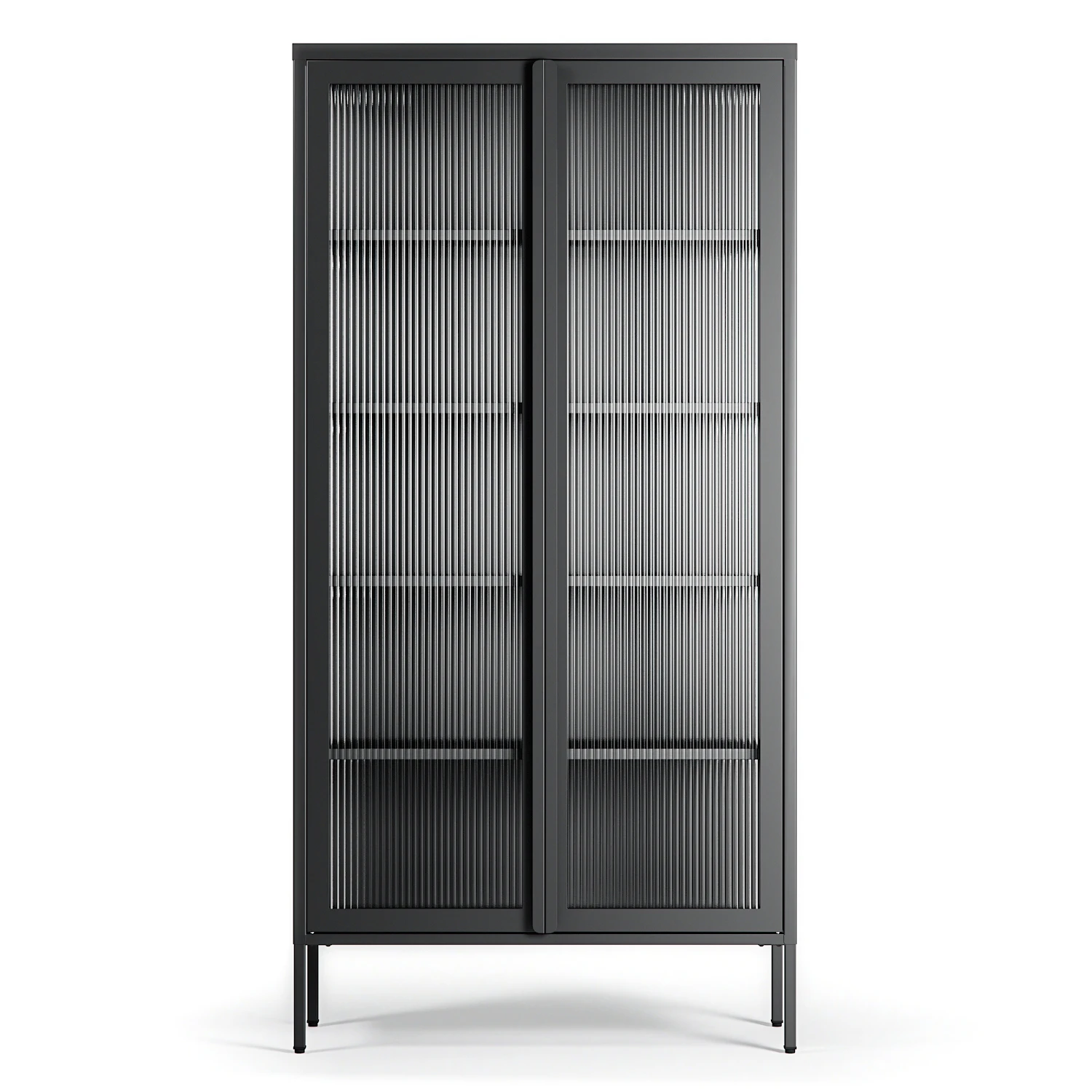 Department Store Sk&aring;p 90x180 Cm Antracit - Sk&aring;p & vitrinsk&aring;p Metall Antracit - 16003303+16003275