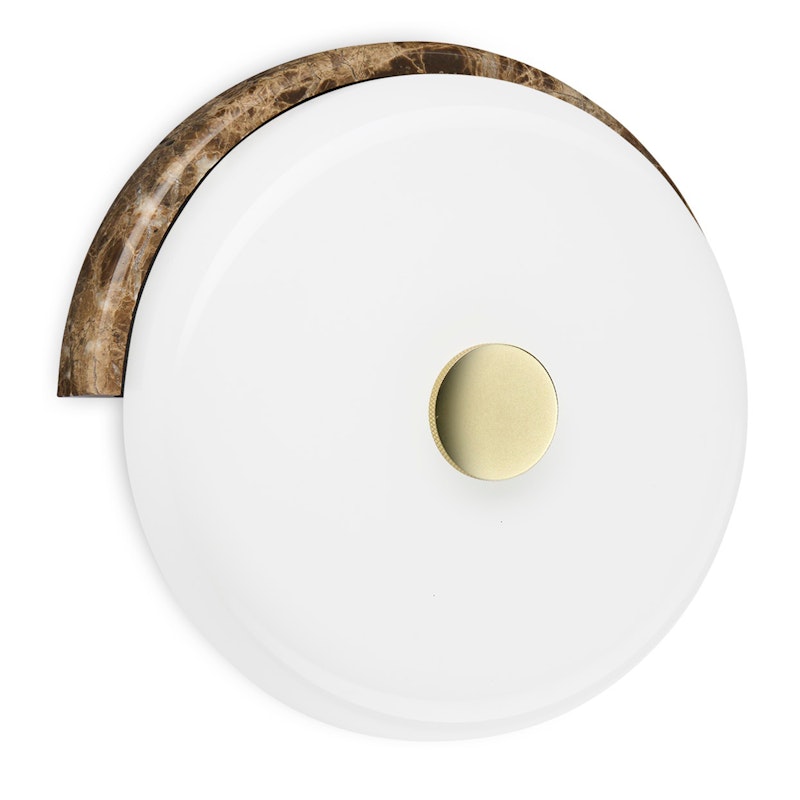 Trip Vägglampa, Marmor Emperador / Opal