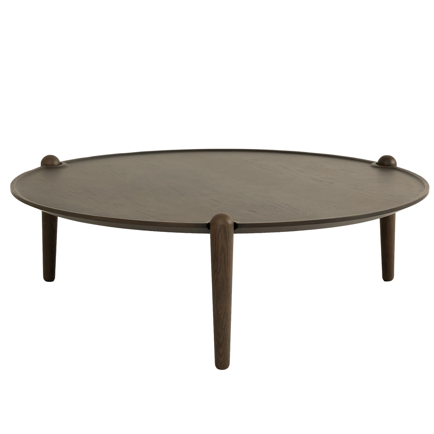 Design House Stockholm Aria Bord &Oslash;90 Cm H30 Cm M&ouml;rk Ek - Matgrupper Massiv Ek M&ouml;rk Ek - 2875-7800