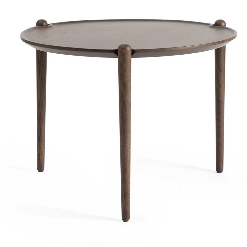 Aria Soffbord Ø60 Hög, Mörk Ek