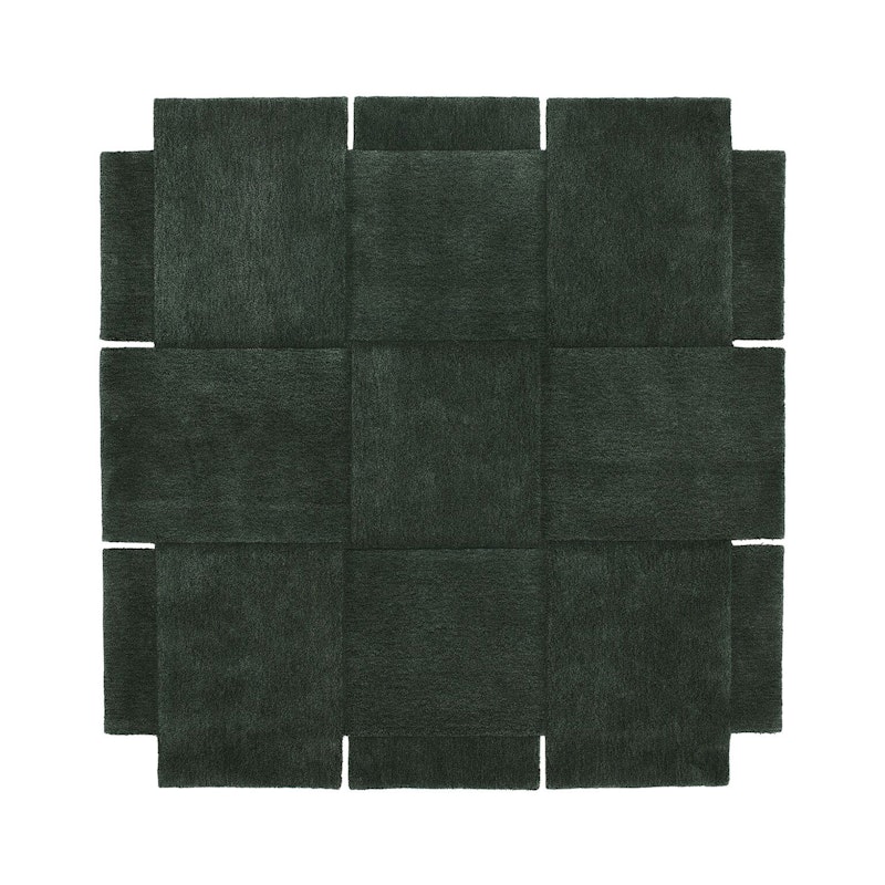 Basket Matta Grön, 180x180 cm