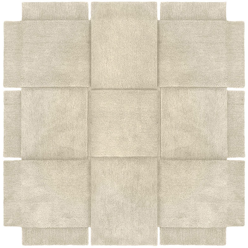 Basket Matta Beige, 180x180 cm