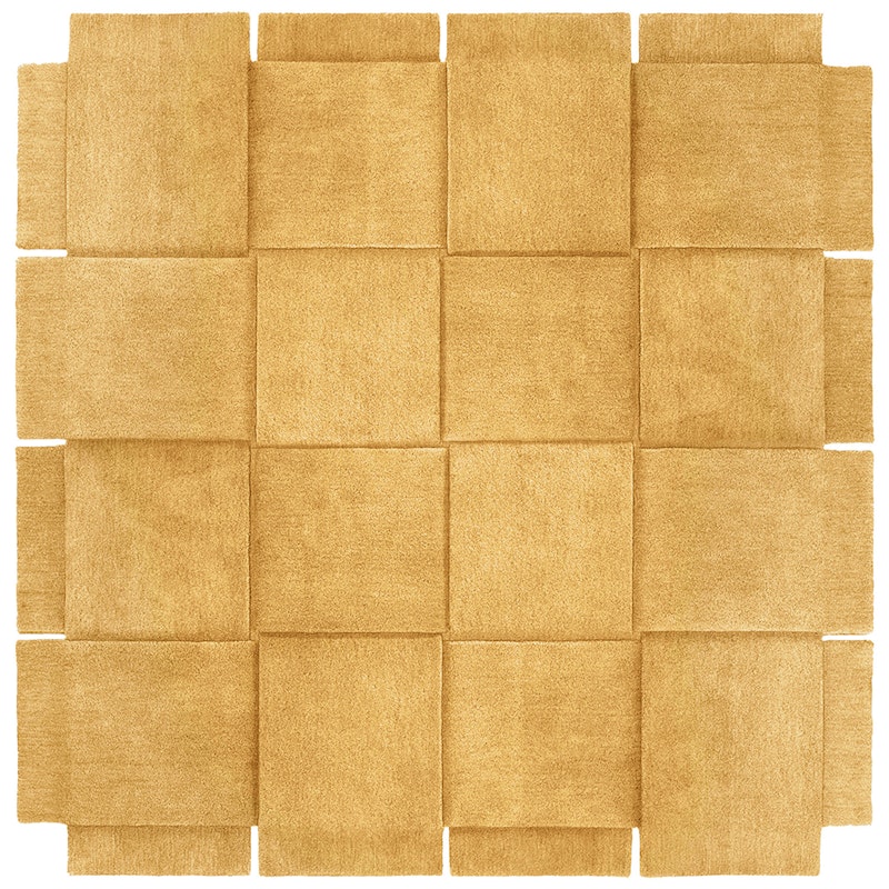 Basket Matta Yellow Ochre, 245x245 cm