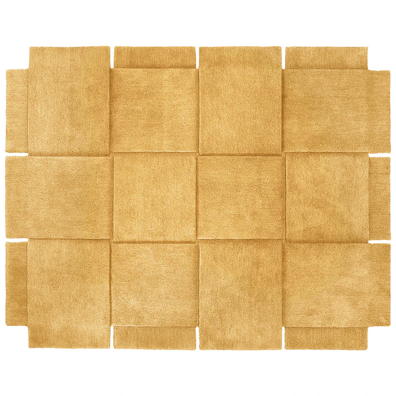 Basket Matta Yellow Ochre, 185x240 cm