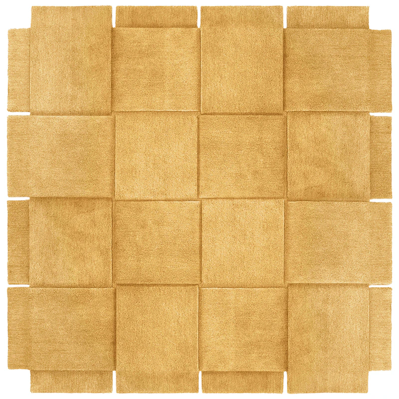 Basket Matta Yellow Ochre, 245x245 cm