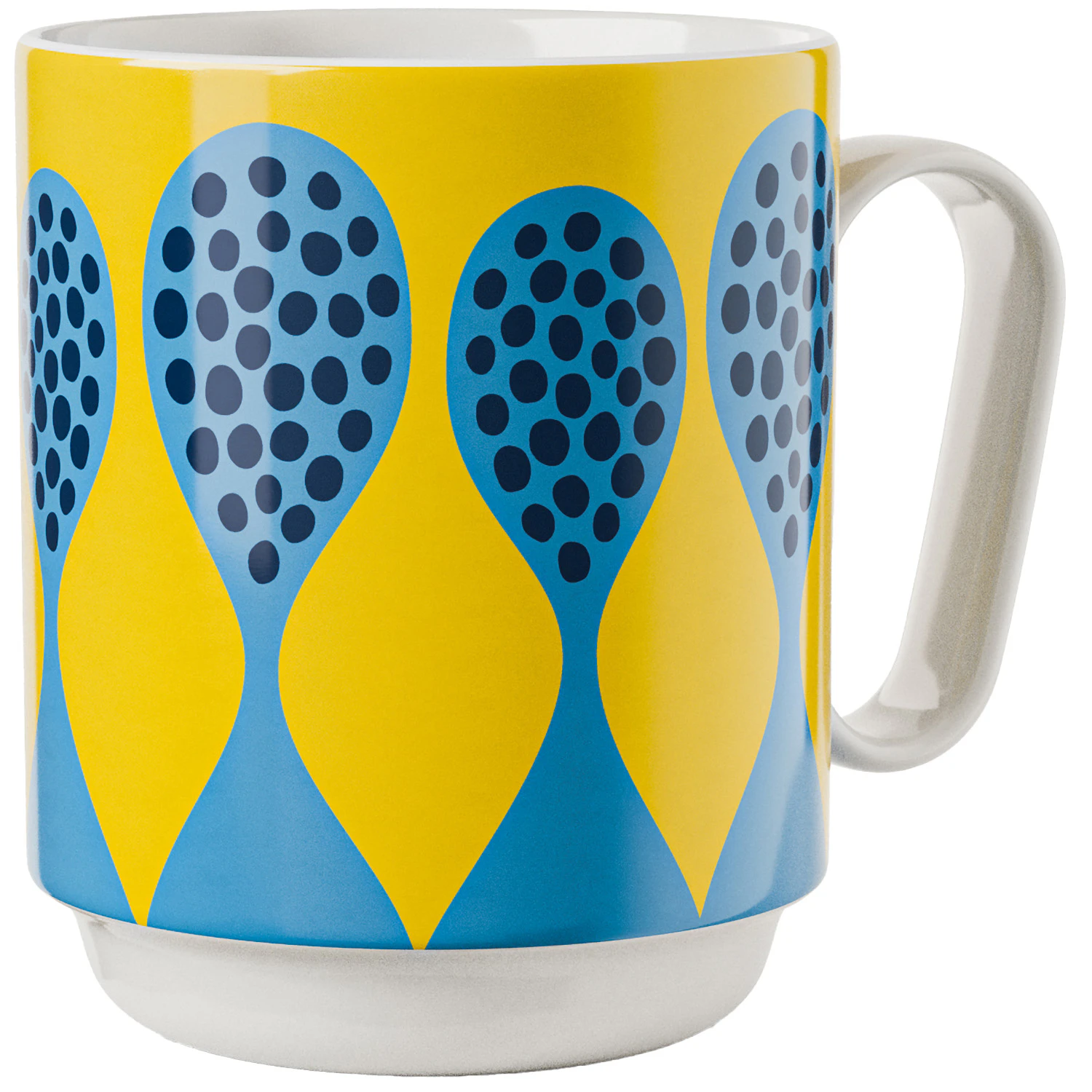 Design House Stockholm Birds 1967 Mugg 35 Cl No. 5 - Kaffekoppar New Bone Porslin Multi - 3198-5100