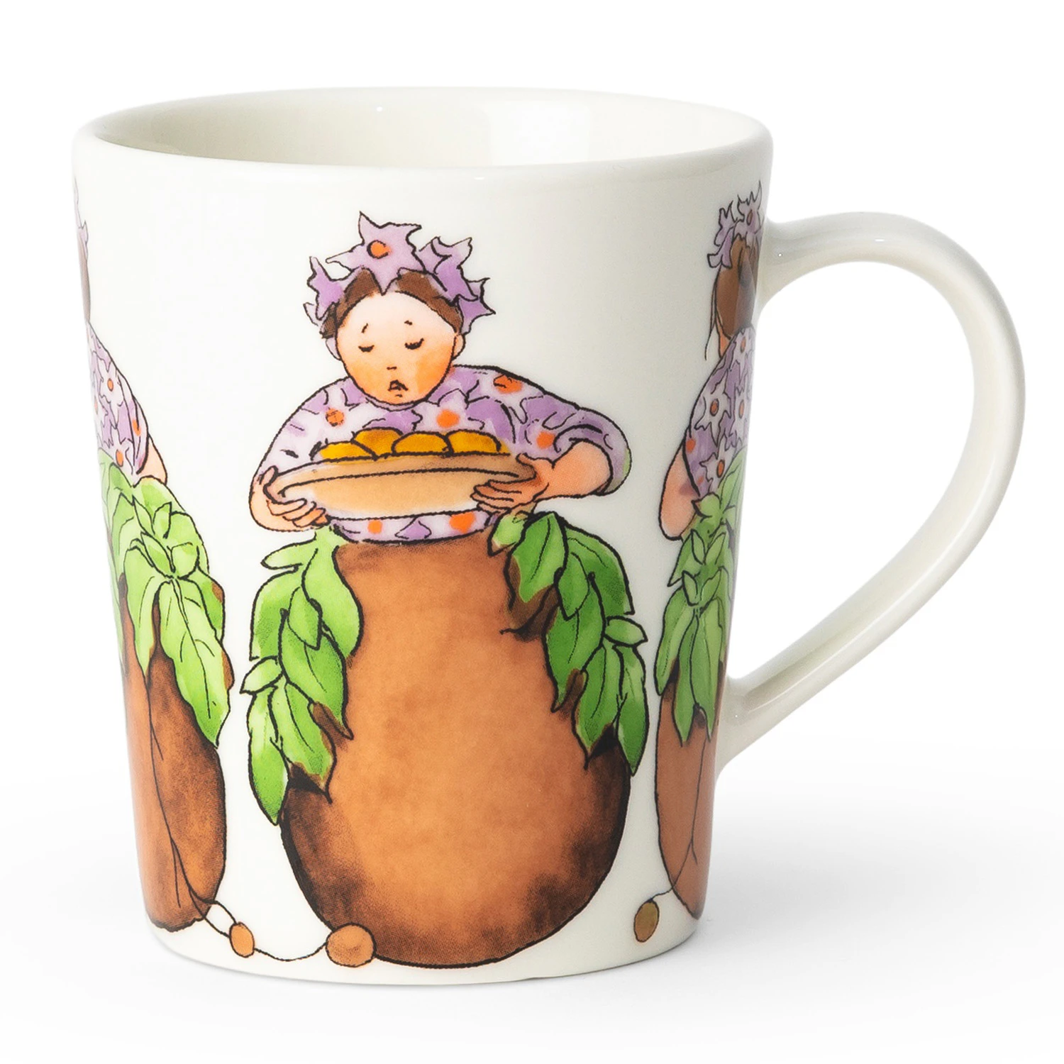 Design House Stockholm Elsa Beskow Mugg 28 Cl Mrs Potato - Kaffekoppar Benporslin Multi - 3558-0100