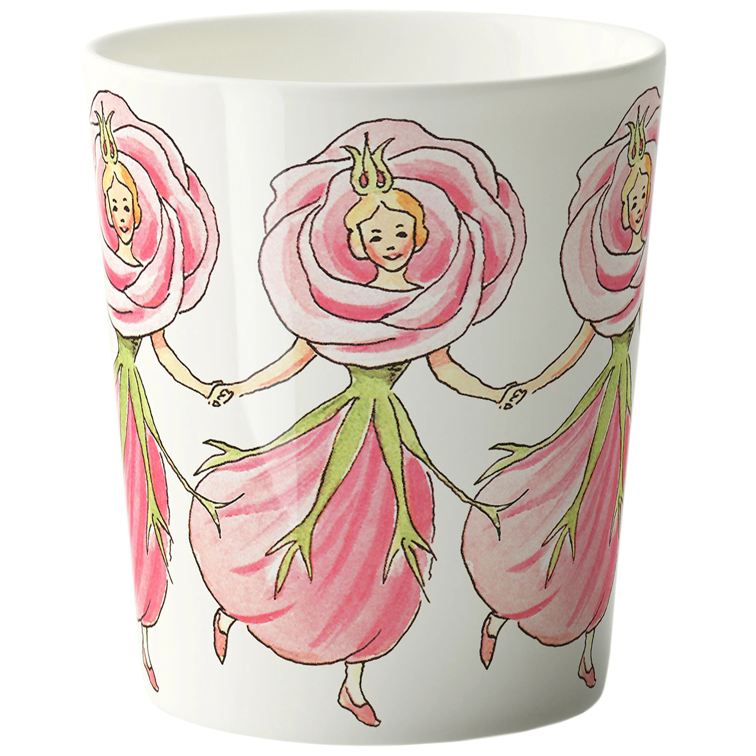 Design House Stockholm Elsa Beskow Mugg 28 Cl Rose - Kaffekoppar Benporslin Multi - 3033-0100