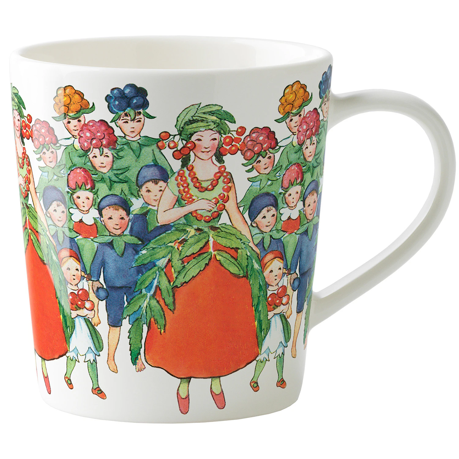Design House Stockholm Elsa Beskow Mugg Med &Ouml;ra 40 Cl Augusti - Kaffekoppar Benporslin - 2892-0100