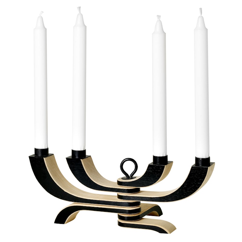 Nordic Light Ljusstake 4 Armar, Svart