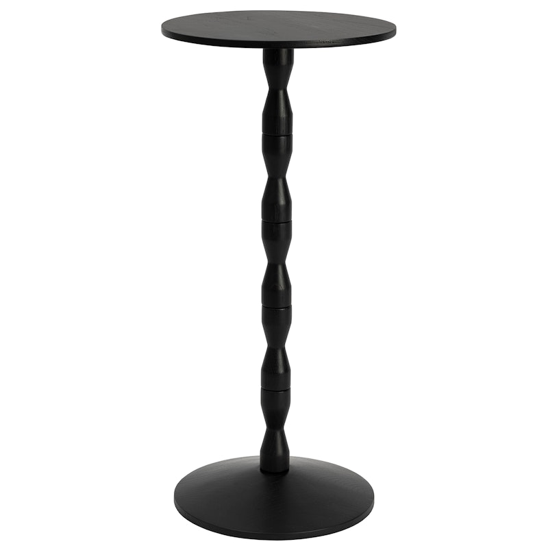 Pedestal Sidobord Ek, Svart